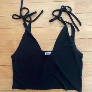 ADORABLE Free People silky crop top